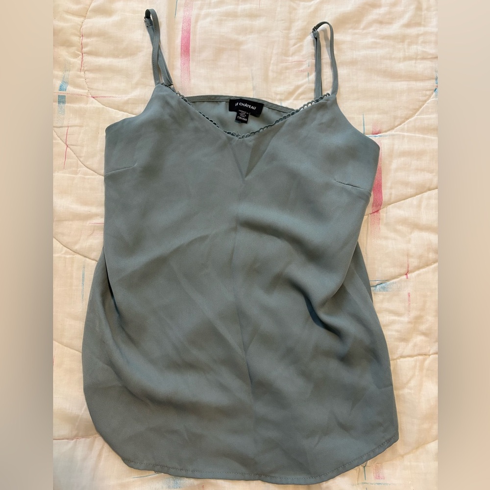 LE CHATEAU Green Women's Camisole Top, Fits XS